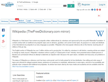Tablet Screenshot of encyclopedia.thefreedictionary.com