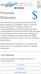 Mobile Screenshot of financial-dictionary.thefreedictionary.com