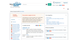 Desktop Screenshot of es.thefreedictionary.com