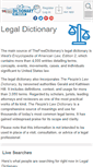 Mobile Screenshot of legal-dictionary.thefreedictionary.com